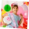 Beaupretty 1 Set Birthday Crown and Sash for Rhinestone Happy Birthday Tiara and Decorations for Parties Dances and Special Occasions Daughters and Friends view 4
