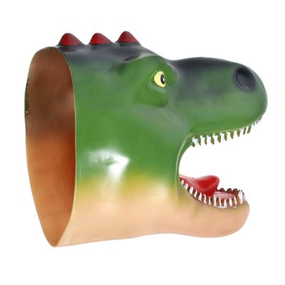 BESPORTBLE Interactive Dinosaur Head Hand Puppet for Realistic Rubber Role Play Puppet for Storytelling and Imaginative Activities Enhances Communication Skills and Parent Bonding Rex