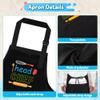 R HORSE Adult Kid Apron and Chef Hat Set - Black Adjustable Kitchen Apron Hat Blue Parent and Child Cooking Baking Painting and Training Kits Dress up Role Play Chef Toy Kid Funny Cooking Gifts view 2