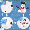Do You Want to Build a Snowman,2 Pack Large-Capacity Slime Kit with Snowman Accessories,Build, Melt & Rebuild Fun,Desk Toy for Kids,Christmas Stocking Stuffer view 3