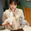 Xshelley 7.8 inch/Realistic Sea Lion Plush Toy,Simulation Sea Lion Doll,Plush Toy Stuffed Animal,Boy Girl Toys,for Kids Gifts Furniture Decoration (Grey) view 4