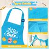 R HORSE Adult Kid Apron and Chef Hat Set - Mommy and Me Adjustable Kitchen Apron Hat Blue Parent and Child Cooking Baking Painting and Training Kits Dress up Role Play Chef Toy Kid Funny Cooking Gifts view 2