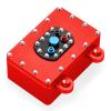 JGGZONE CNC Aluminum Alloy 1:10 Scale RC Cell Receiver Box/Electric Box/Fuel Tank for 1/10 RC Crawler Rigs SCX10 PRO Capra RR10 VS4-10 Phoenix TRX4 TF2 CC01 upgrades (Red) view 2