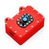 JGGZONE CNC Aluminum Alloy 1:10 Scale RC Cell Receiver Box/Electric Box/Fuel Tank for 1/10 RC Crawler Rigs SCX10 PRO Capra RR10 VS4-10 Phoenix TRX4 TF2 CC01 upgrades (Red) view 3
