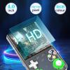 R36 Ultra Retro Handheld Game Console, with 128G Built-in 40000+ Games, 3000mAh Rechargeable, Support 20+ Simulators, Linux System, 4.0 Inch IPS Screen Portable Pocket Arcade (Transparent Black) view 3
