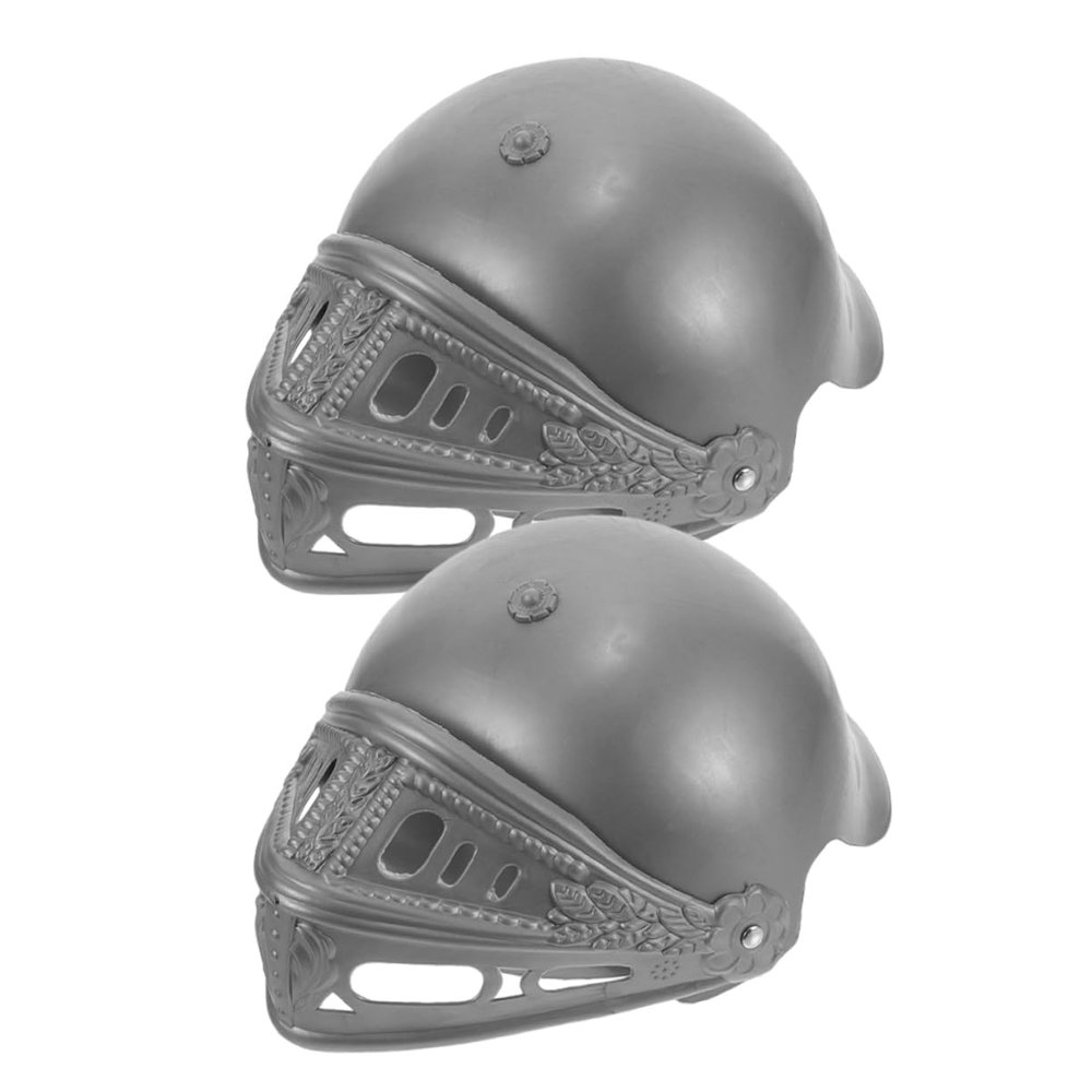 Alipis 2pcs Boy Girl Roman Helmet Hat Comfortable Cosplay Accessories for Historical Theme Parties Role-playing Events and Festivals Lightweight and Unique Design for Boy Girl