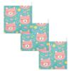 YETTASBIN Cat Muslin Baby Hand Washcloths, Soft Cotton Bath Face Towel, 4 Layers Extra Absorbent Feeding Burp Cloth for Newborn Infant, 5 Pack view 2