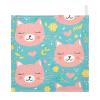 YETTASBIN Cat Muslin Baby Hand Washcloths, Soft Cotton Bath Face Towel, 4 Layers Extra Absorbent Feeding Burp Cloth for Newborn Infant, 5 Pack view 3