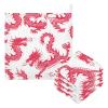 Qilmy Chinese Dragin Baby Washcloths 3 Pack, Absorbent Soft Cotton Newborn Muslin Washcloths Face Towels, 12 x 12 Inch view 3