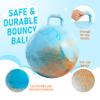 U&C Planet Hopper Ball 18 inches Bouncy Ball with Handle for Kids Age 3-6 Clouds Hoppity Hop Sit and Bounce Jumping Hopping with Pump and Gift Box Great Gift for Birthday Christmas view 4