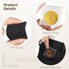 40 Acrylic Coin Storage Holders with Adjustable Foam Inserts, Coin Protectors with Customizable Apertures for Collectors view 4