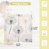 YETTASBIN Dandelions Muslin Baby Hand Washcloths, Soft Cotton Bath Face Towel, 4 Layers Extra Absorbent Feeding Burp Cloth for Newborn Infant, 5 Pack view 4