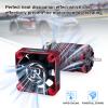 2Pack Rc Cooling Fan,1600RPM RC Motor Fan 40x40mm RC Fans for 1/8 1/10 Car Brushless Motor (Black Red) view 4