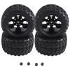 12mm Hex RC Wheels and Tires 1/10 Scale RC Truck Tires Wheels for Trax-xas for Rustler for Stampede for Hoss 2Wd 4X4 Vxl Tires view 2