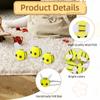 20 PCS Wool Felt Bee for Crafts - Mini Bumblebees Plush Decor, Cute Bees Yellow Wool FeltBees, WoolS Felt BumbleBees Plush for Baby Showers, Party Favors, Nursery Decor, Crafting & DIY Clothing view 4