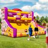 Wellcomer 13x10x10 Ft Inflatable Basketball Hoop Shot with Blower, 5 Hoops, 4 Balls, Portable Inflatable Basketball Game Ideal for Organized Events, Carnivals, Birthday Parties, Festivals view 1