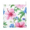 Qilmy Hibiscus Flowers Baby Washcloths 3 Pack, Absorbent Soft Cotton Newborn Muslin Washcloths Face Towels, 12 x 12 Inch view 2