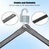 2 Pcs 85cm/33.5inch Bronze Garden Swing Replacement Bars for Safely Connecting The Swing Seat to The Frame, Metal Elliptical/Rectangular Bars view 4