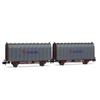 Arnold HN6711 RENFE, 2-unit pack 2-axle tarpaulin wagon, Lis type, Transfesa modern logo, ep. V Freight Wagon Packs view 1