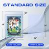 200ct Semi Rigid Card Holders & 200ct Soft Sleeves for PSA, SGC, BGS, CSG Graded Cards Submissions, PSA Submission Card Sleeves for Sports, PKM, Baseball, Trading Cards view 2