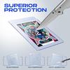 200ct Semi Rigid Card Holders & 200ct Soft Sleeves for PSA, SGC, BGS, CSG Graded Cards Submissions, PSA Submission Card Sleeves for Sports, PKM, Baseball, Trading Cards view 3