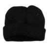 1/12 Figure Hat Knit Hat Female Male Figures Costume Fashion Soft Accessories Realistic Dress up Mini Slouchy Beanie Cap, Black view 1