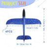 CACASO 4 Pack Foam Airplanes Toys,17.5" Large Throwing Foam Glider Plane,Airplane Toy for Kids,2 Flight Mode Glider Plane,Hand Throwing Planes for Kids,Outdoor Sport Toys Birthday Party Favors view 2