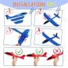CACASO 4 Pack Foam Airplanes Toys,17.5" Large Throwing Foam Glider Plane,Airplane Toy for Kids,2 Flight Mode Glider Plane,Hand Throwing Planes for Kids,Outdoor Sport Toys Birthday Party Favors view 4