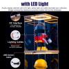Xyrona Display Case Tall Acrylic Boxes with Led Light, 6" 8" 10" 12" 14" 16" 20" 24" Display Case for Collectibles, Plastic Cube Storage Bins with Door(L15xW20xH25cm/6x8x10) view 4