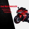 Kids Electric Motorcycle, 12V Kids Ride on Car LED Lights, Music Player & Horn with Training Wheels, Pedal, MP3, USB Port, Electric Motorcycle for Children Ages 3+, Gift for Boys & GirlsRed view 2
