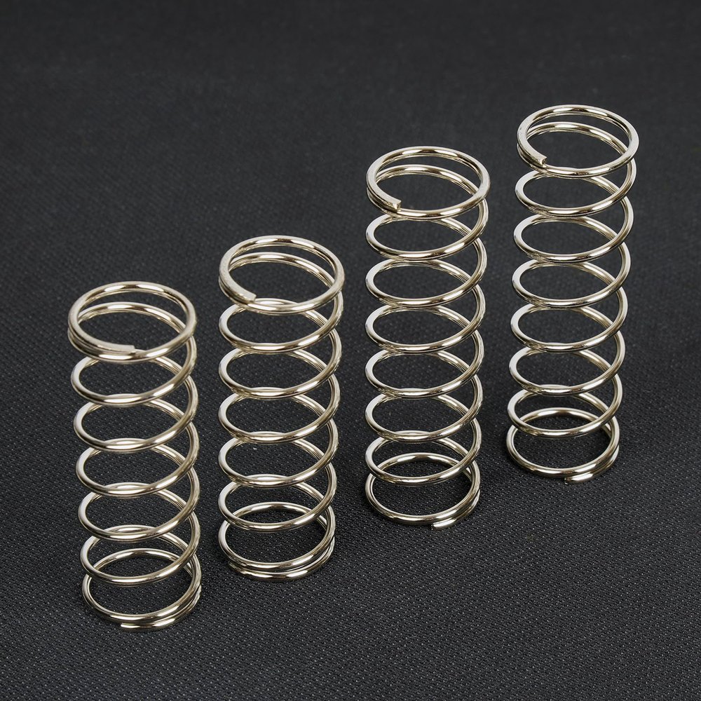 Bearing Steel Shock Absorbers Spring for ARRMA 1/10 Outcast/Kraton 1/8 Mojave 4S,4PCS Thick Wire Diameter 26MM Extra Hard Shock Spring Absorption RC Damping Spring Upgrade -Front 90mm/Rear 100mm