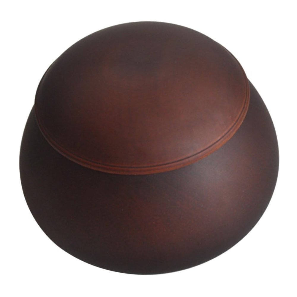 BESPORTBLE Wooden Go Chess Pieces Storage Pot for Adults 10-inch Size Sturdy Jujube Wood Lid for Home or Travel Chess Games