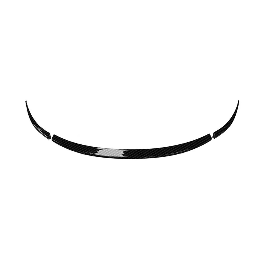 3PCS Compatible For Porsche Macan Mid 2019-2023 Rear Spoiler Trunk Wing Lip ABS Glossy Black Carbon FIber(18 To Up Carbon Look)