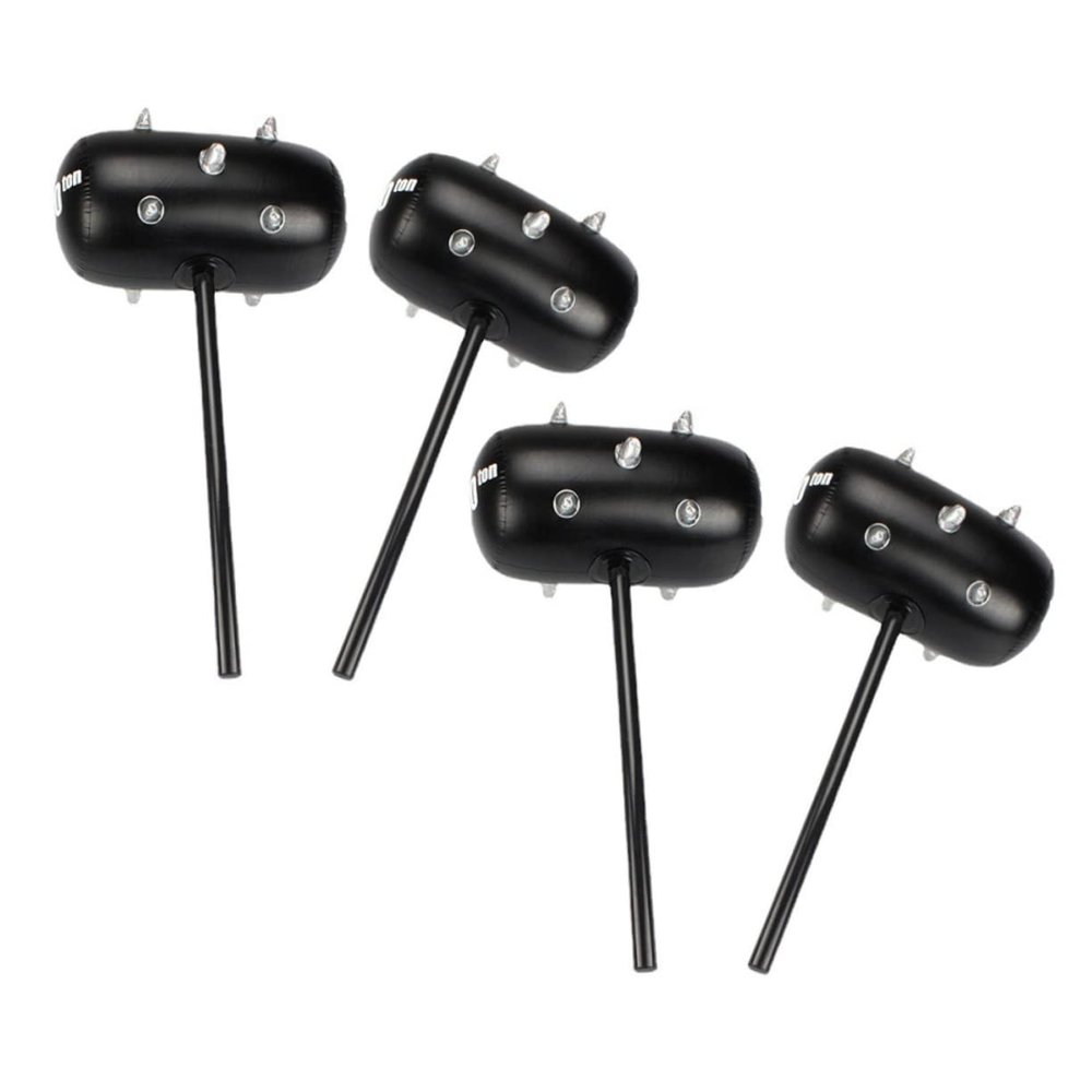 Kisangel 4pcs Inflatable Hammer Toy Pvc Pool Hammer Props for Boys and Girls Toy Tool