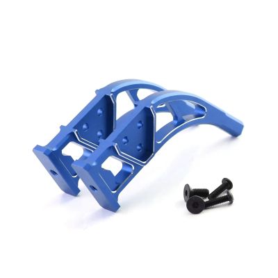 YRhXAF RC Part Metal Diffuser Supports Rear Wing Support Frame Compatible with 1/7 Infraction Limitless RC Car Upgrade Parts(Blue)