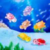 100PCS Luminous Mini Turtles - Tiny Resin Turtle Craft Glow-in-the-Dark Mini Figurines, Perfect for Fairy Garden Moss Landscape Party Decoration Hidden Game DIY Projects Small Plastic Turtles view 3
