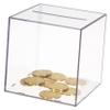 Abaodam 1pc Acrylic Daily Use Saving Pot Creative Container for Boys and Girls and Adults Sturdy Piggy Bank for Home Decoration Unopened Money Jar view 1