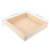 BESPORTBLE 1piece Portable Sand Tray for Boys and Girls Safe Wooden Sandbox Toy Storage Box Engaging Entertainment Accessory for Outdoor and Indoor Play view 2