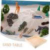 BESPORTBLE Sand Tray Wooden Sandbox for Indoor Outdoor Activities Wooden Construction Compact Design for Playtime view 3