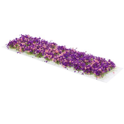 HANABASS Miniature Flower Cluster for DIY Landscaping Vivid Color Artificial Flower Ornament for Train Models Gardens and Sand Table Decor