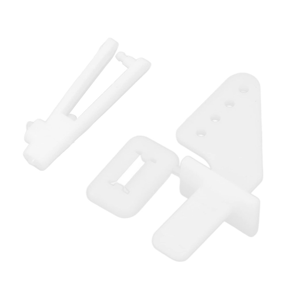 4 Hole Control Horns for RC Airplane 4 Hole Rudder Angle Kit for RC Aircraft 20 Sets Control Horns Clevis Kit with 1mm Clevis Pins Screws for Foam Fixed Wing Electric Aircraft