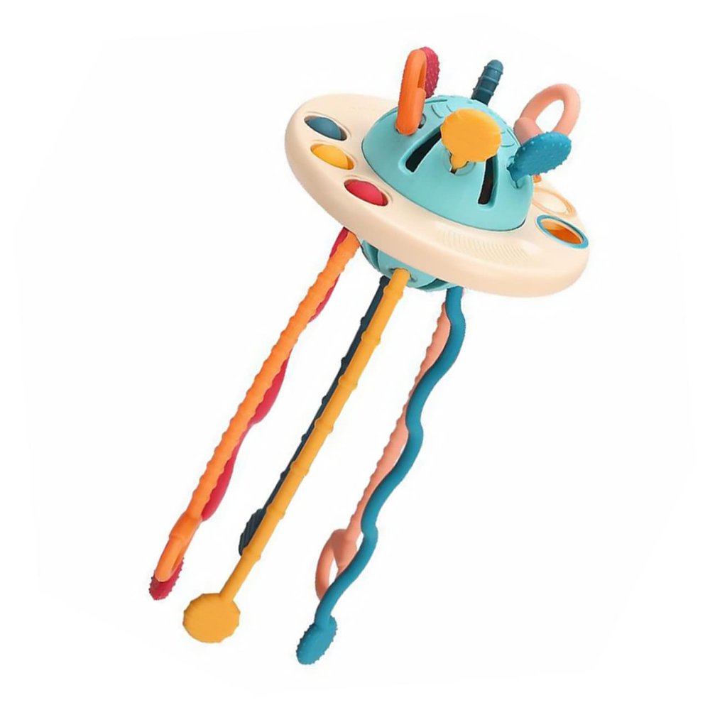 Kisangel Silicone Pull String Sensory Toy Boy Girl Development Toy Early Learning