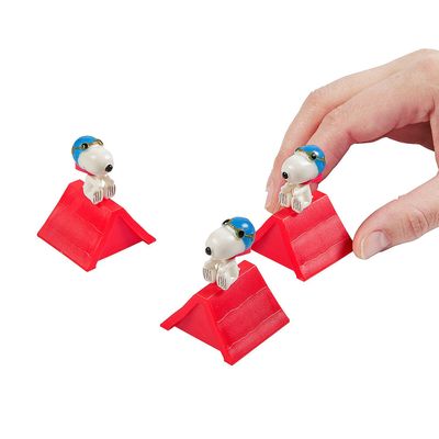 1 1/2" x 2" Mini Peanuts Snoopy Pull-Back Toys  12 Pc.