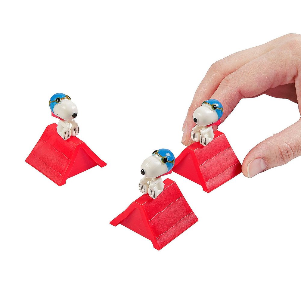 1 1/2" x 2" Mini Peanuts Snoopy Pull-Back Toys  12 Pc.