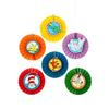 12" Dr. Seuss Hanging Paper Fans - 6 Pc. view 1