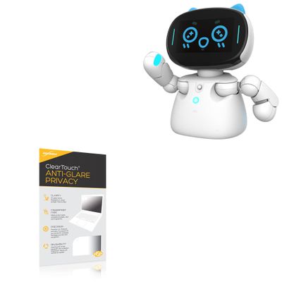 BoxWave Screen Protector Compatible with Little Learners AI-Powered STEM Learning and Playing Robot - ClearTouch Anti-Glare Privacy (2-Pack), Privacy Screen Protector Flexible Film Anti-Glare