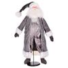 36 in. Silver Sleigh Bells Santa Doll Stand view 1