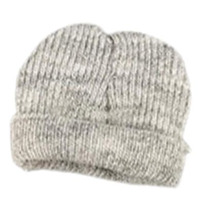 1/12 Scale Action Figure Hat Knit Hat Stylish Realistic Accessory Female Male Dolls Costume Soft Slouchy Beanie Cap Mini, Grayy