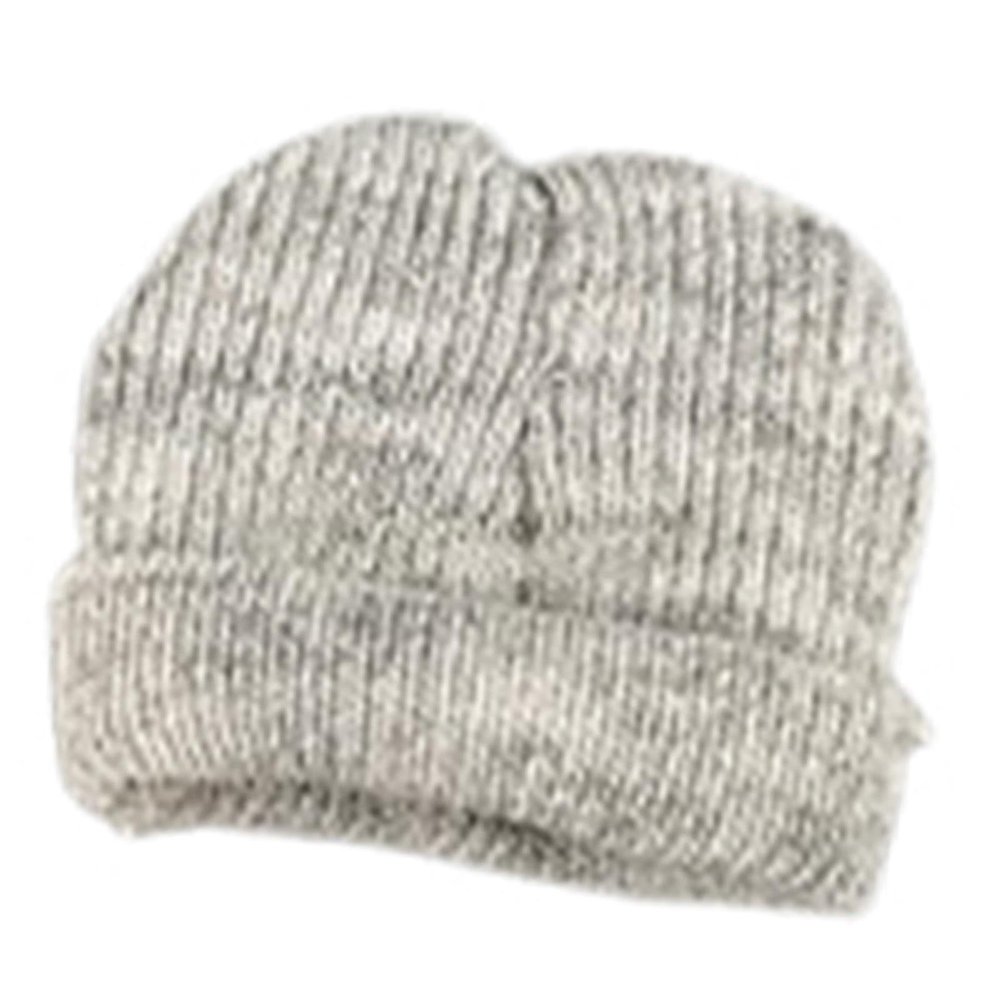 1/12 Scale Action Figure Hat Knit Hat Stylish Realistic Accessory Female Male Dolls Costume Soft Slouchy Beanie Cap Mini, Grayy
