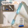 SoapScribe Magic Bubble Pen Writer  Creative Bubble Toy for Kids, Boys & Girls | Fun Bubble Gun Style Wand Art Writes on Water, Windows, Sidewalks | Indoor Outdoor Drawing Activity (Blue) view 3